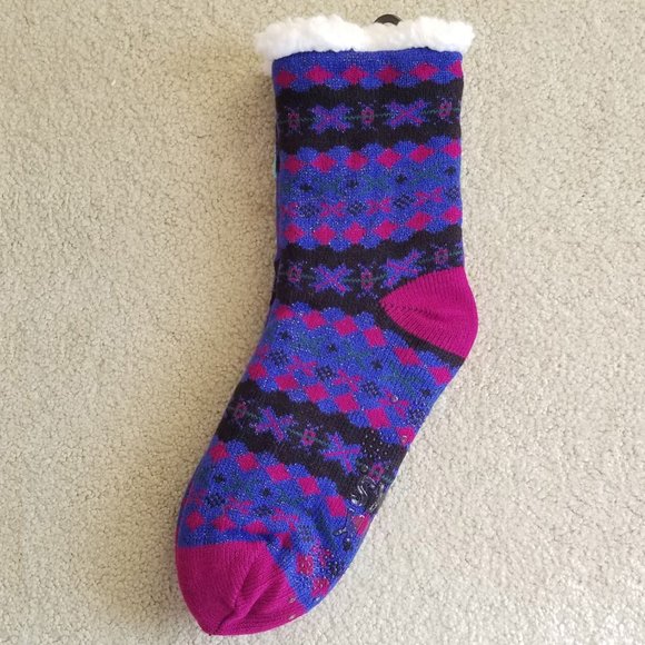 NWT MukLuks Shea Butter Cabin Socks Size L/XL (8.5-11) - Picture 4 of 9